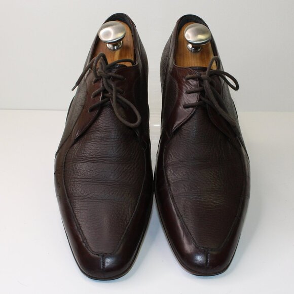 Rare Mezlan Custom Brown Leather Dress Shoes (8.5 US) - Picture 3 of 9